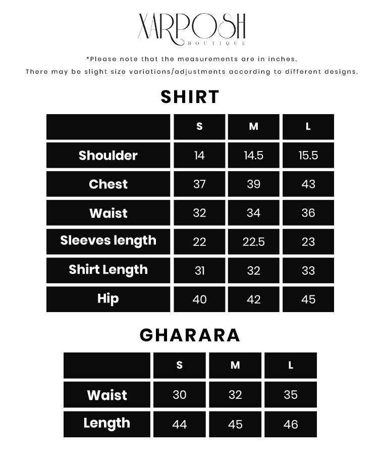 Womens Shirt & Gharara