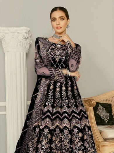 AKBAR ASLAM WISTERIA BLACK SKU: U-1366