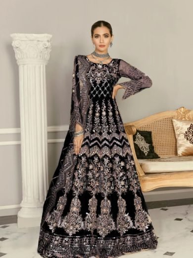 AKBAR ASLAM WISTERIA BLACK SKU: U-1366