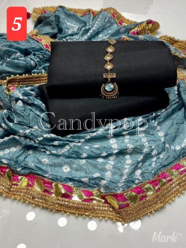 3 Pc Suit with Chundri/gota silk Duppata - Image 6
