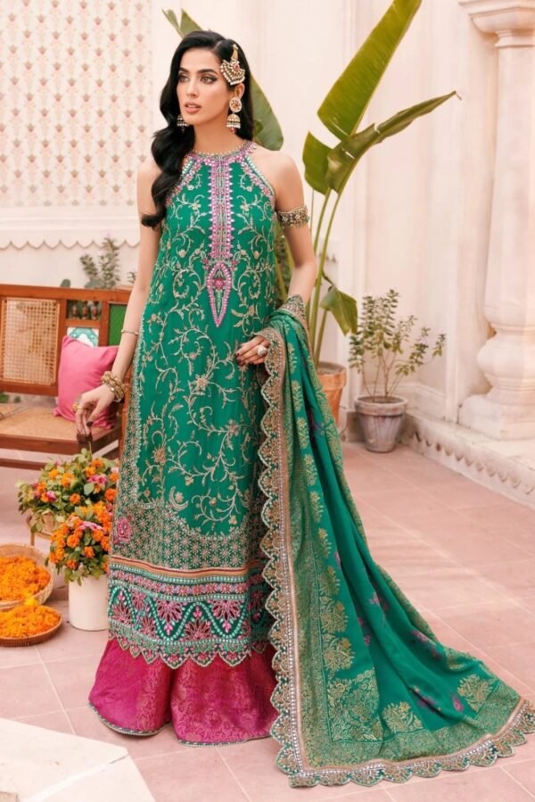 Noor By Saadia Asad Stitched N00RWEDDING-US-TEAL-GREEN-D4