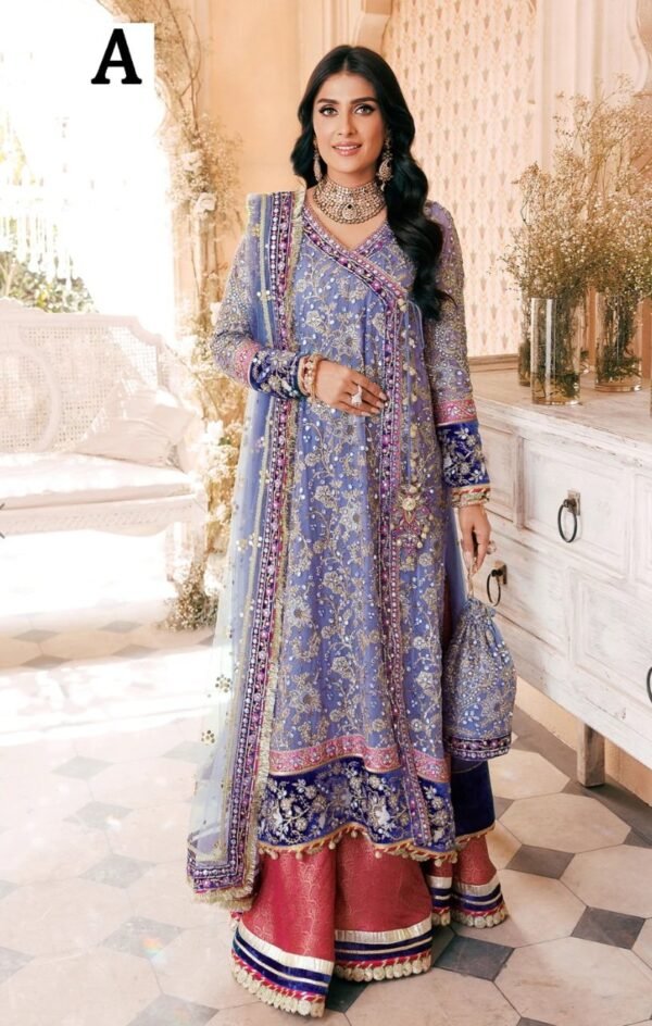 Noor By Saadia Asad Stitched N00RWEDDING-US-INDIGO-BLUE-D2