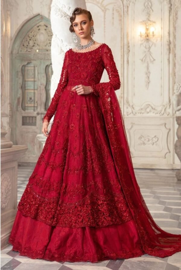 Maria B. Couture Red MC-043 - Image 2