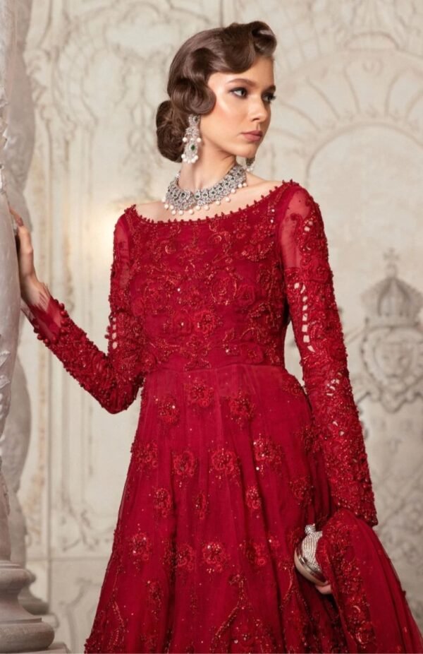 Maria B. Couture Red MC-043 - Image 3