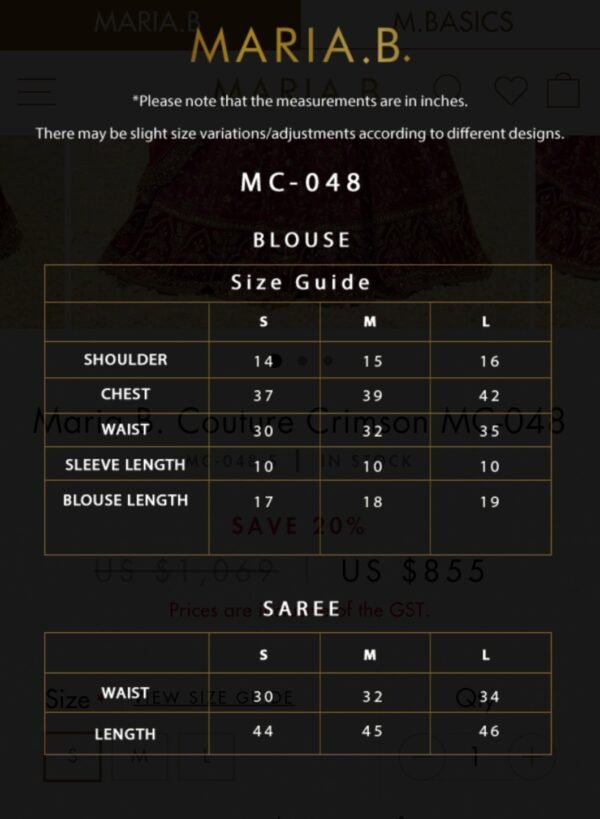 Maria B. Couture Crimson MC-048 - Image 4