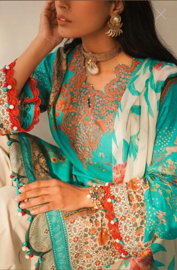 Sana Safinaz Stitched M231-012B-CI - Image 2