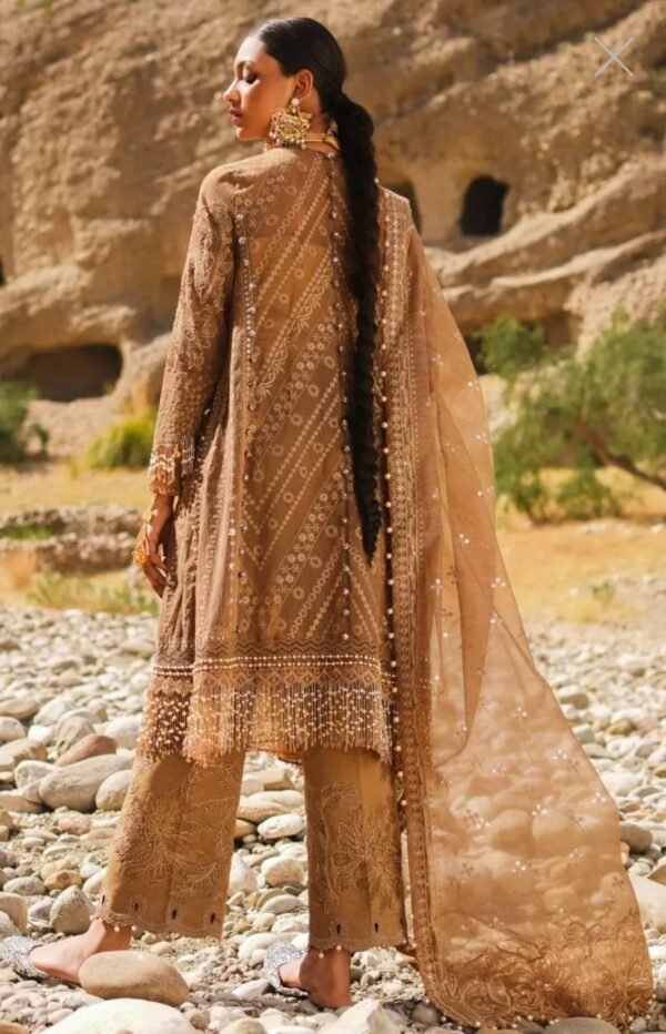 Sana Safinaz Stitched Luxury Lawn L231-013B-CZ - Image 3