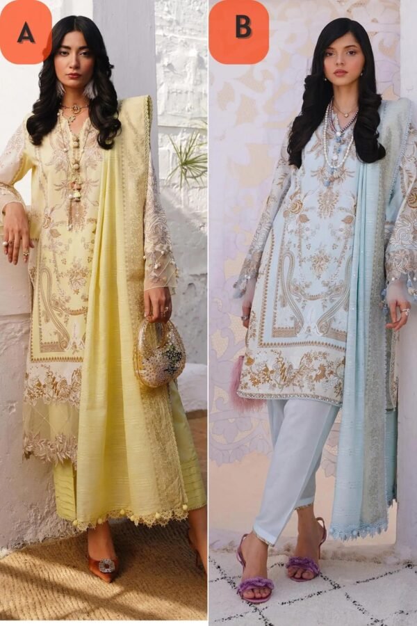 Sana Safinaz Stitched M241-018A/B-3CM