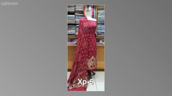 Banarsi bambar chiffon chundri suits-03 - Image 46
