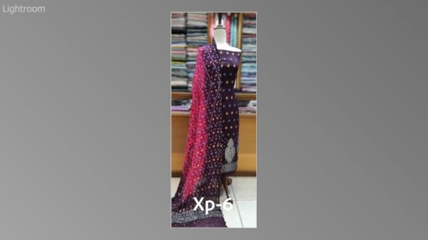 Banarsi bambar chiffon chundri suits-03 - Image 45