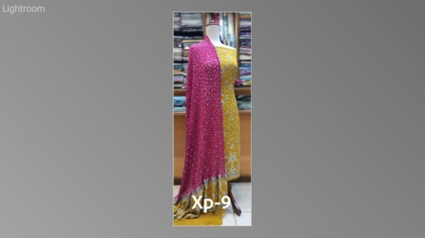 Banarsi bambar chiffon chundri suits-03 - Image 42