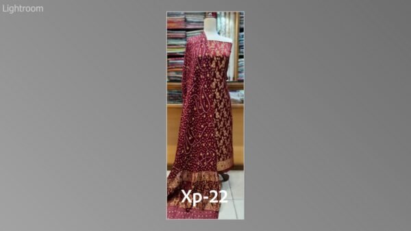 Banarsi bambar chiffon chundri suits-03 - Image 29