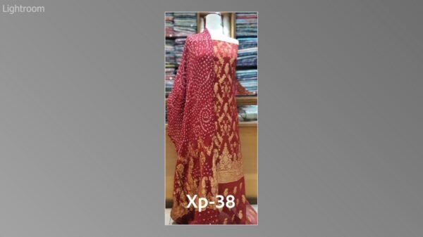 Banarsi bambar chiffon chundri suits-03 - Image 13