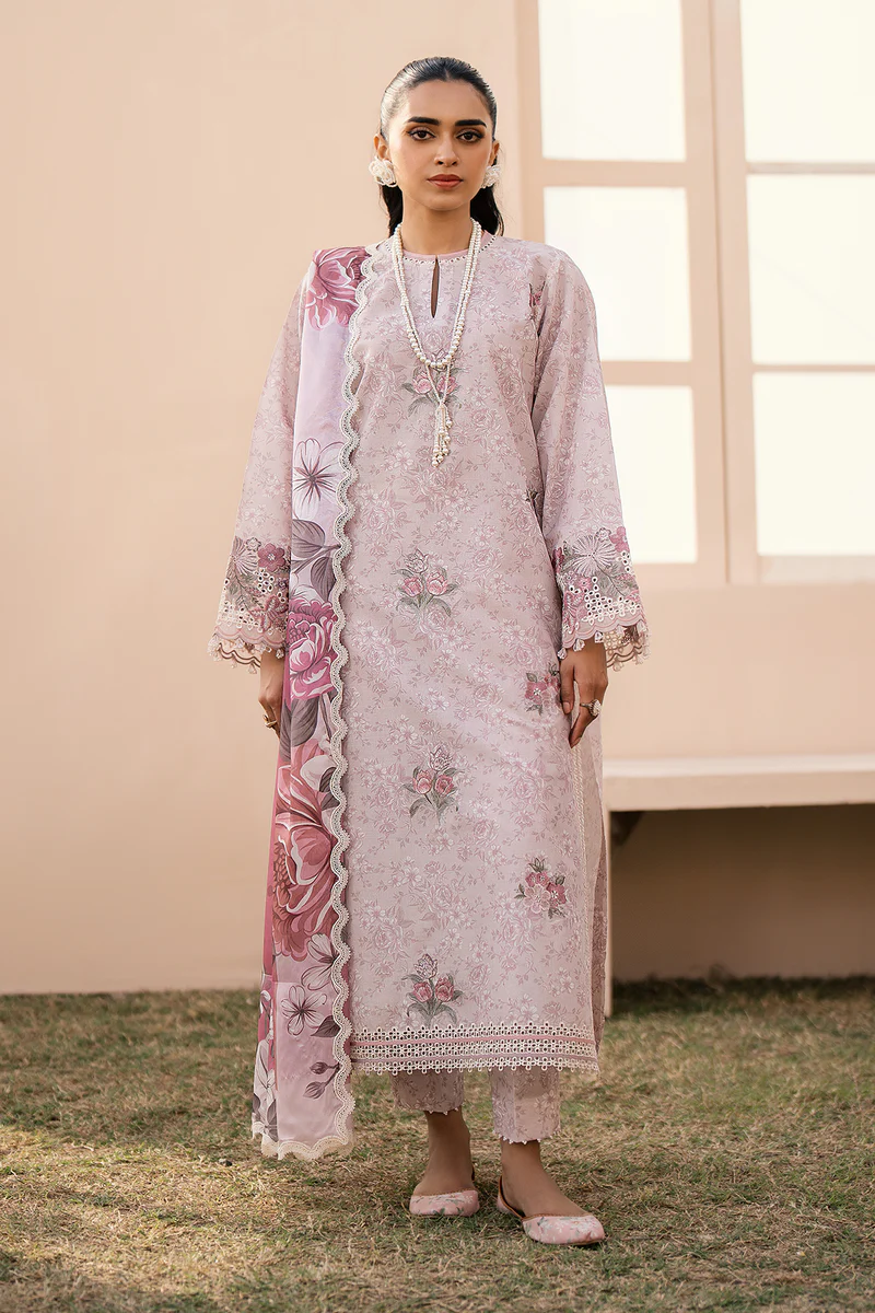 Baroque Stitched PRINTED LAWN UF-604