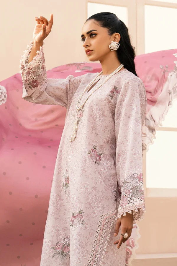 Baroque Stitched PRINTED LAWN UF-604 - Image 3