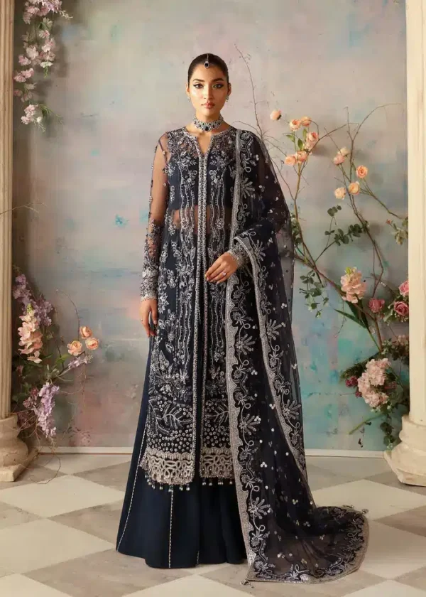 Akbar Aslam Stitched Azur