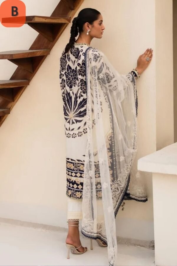 Sana Safinaz Muzlin Summer23 M232-002A/B-CW - Image 2