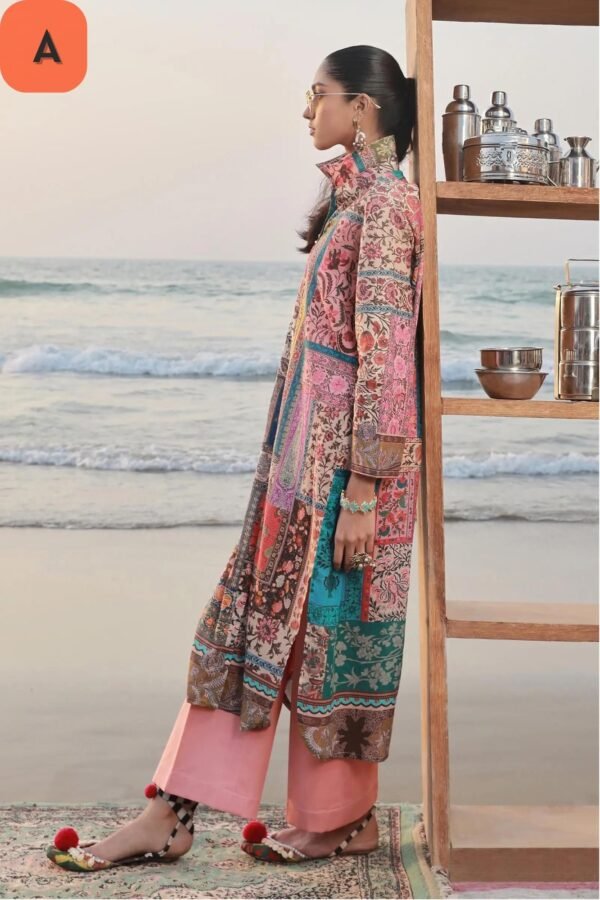 Sana Safinaz Stitched H241-014A/B-2C - Image 2