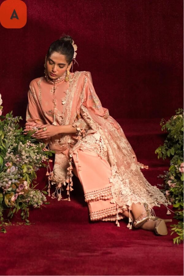 Sana Safinaz Stitched L241-007A/B-3CT - Image 2