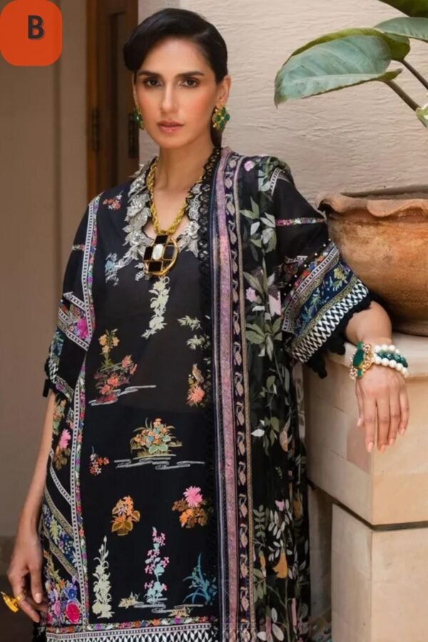 Sana Safinaz Muzlin Summer23 M232-013A/B-CI - Image 2