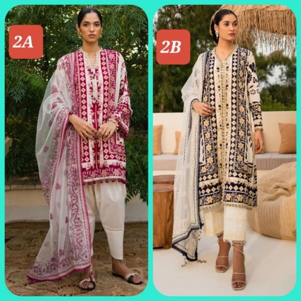 Sana Safinaz 3PC Stitched Muzlin CollectionMagento Commerce M232-002A/002B-CW