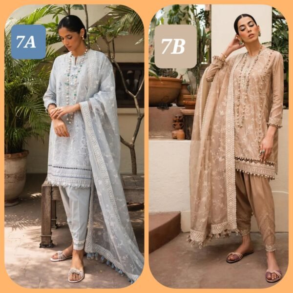 Sana Safinaz 3PC Stitched Muzlin Collection M232-007A/007B-CX