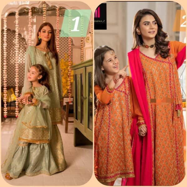 Mother Daughter 3PC Dresses.