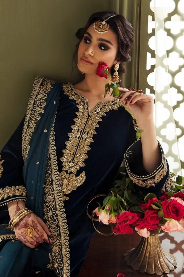 BAROQUE EMBROIDERED VELVET PR-874 - Image 3