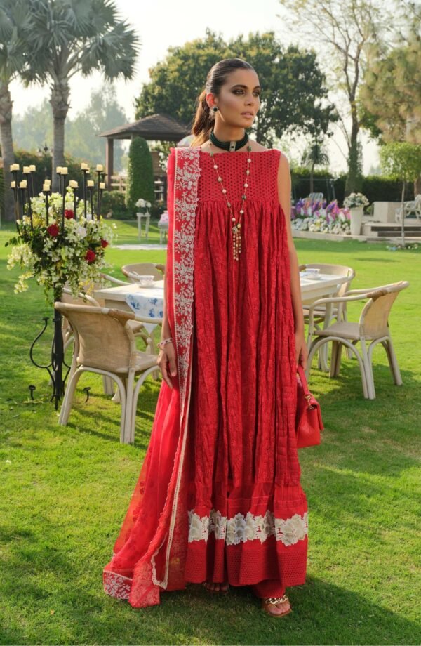 Maryum n Maria Stitched Lawn - Eclipse Rose (MLFF-031)