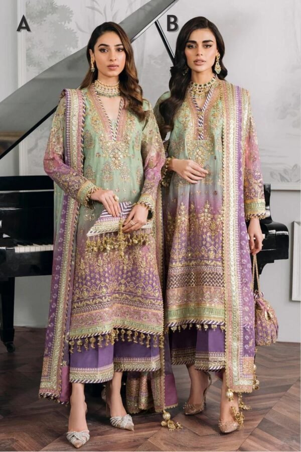 BAROQUE EMBROIDERED CHIFFON CH12-08