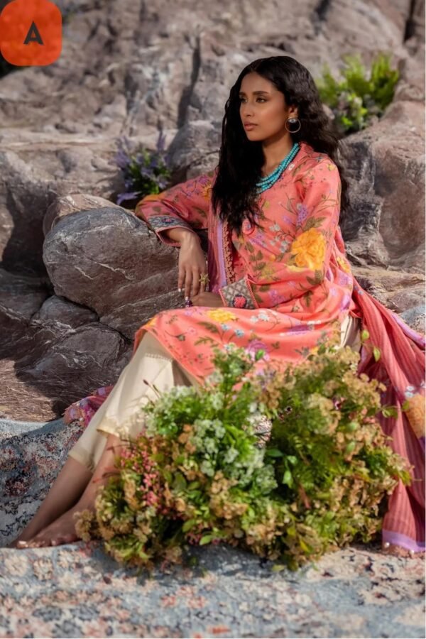 Sana Safinaz Stitched H241-007A/B-2S - Image 3