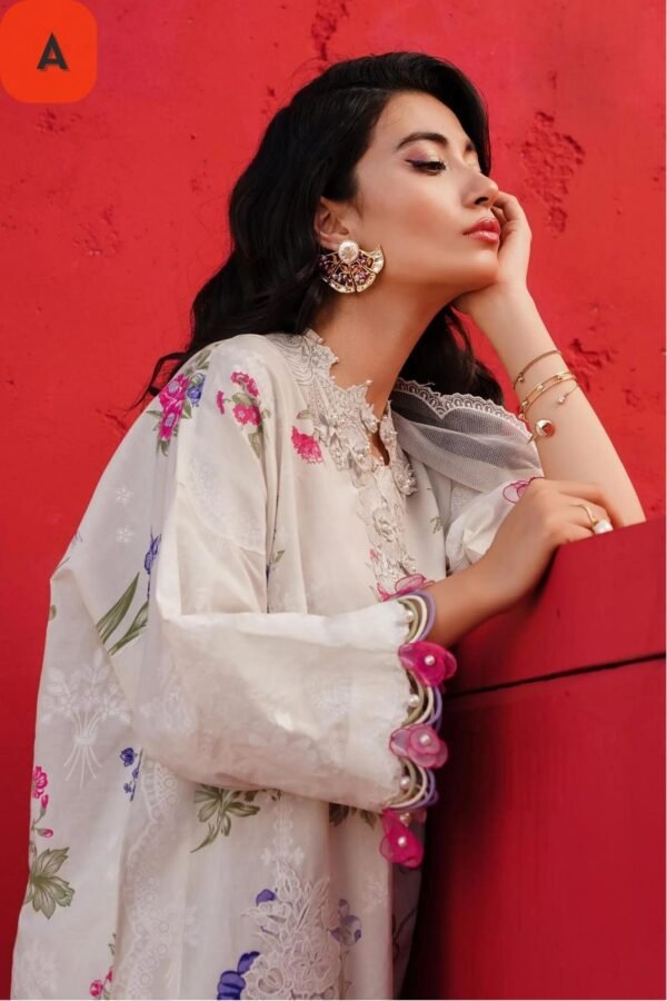 Sana Safinaz Stitched M241-011A/B-3CW - Image 3