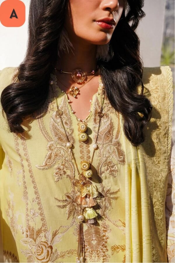 Sana Safinaz Stitched M241-018A/B-3CM - Image 3