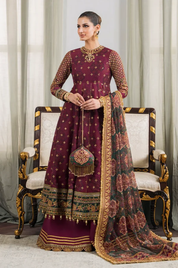 BAROQUE EMBROIDERED CHIFFON CH12-03