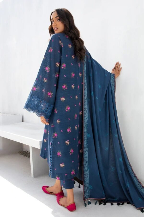 BAROQUE DIGITAL PRINTED VISCOSE KHADDAR UF-450 - Image 3