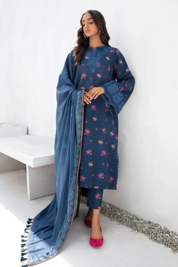 BAROQUE DIGITAL PRINTED VISCOSE KHADDAR UF-450
