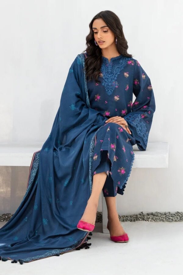 BAROQUE DIGITAL PRINTED VISCOSE KHADDAR UF-450 - Image 2