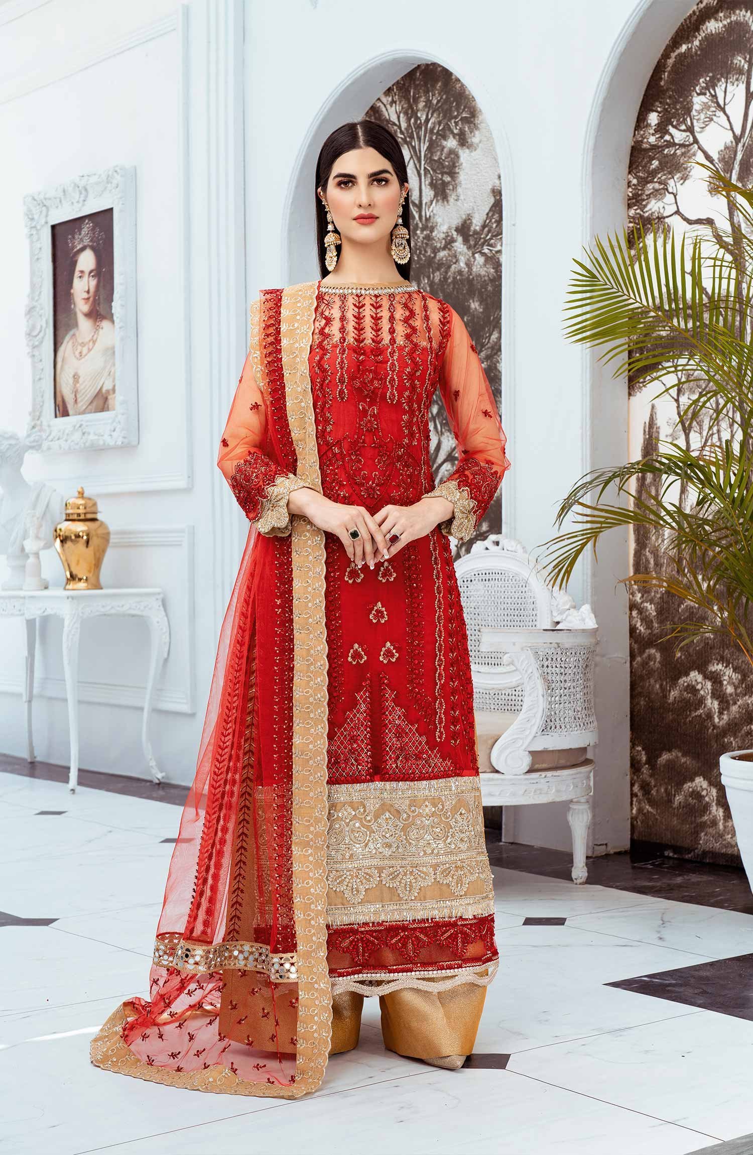 Maryum n Maria Stitched Formal Dress -Khwaher (MFD-0080)