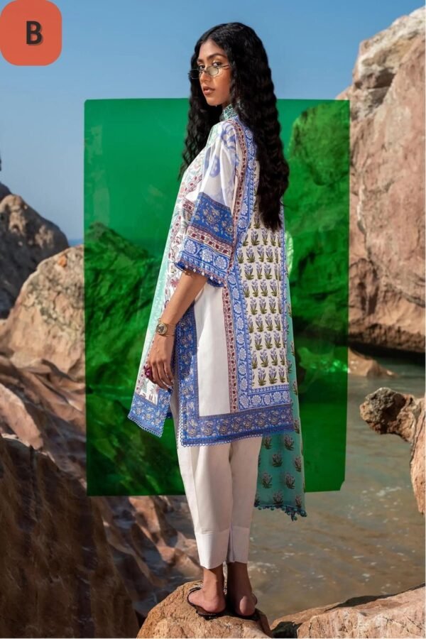 Sana Safinaz Stitched H241-003A/B-2BI - Image 4