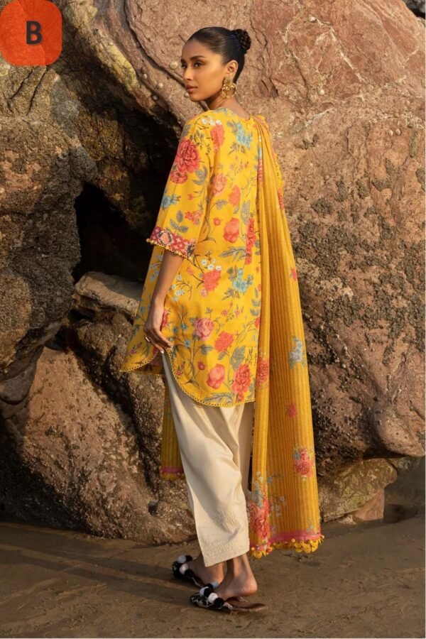 Sana Safinaz Stitched H241-007A/B-2S - Image 4