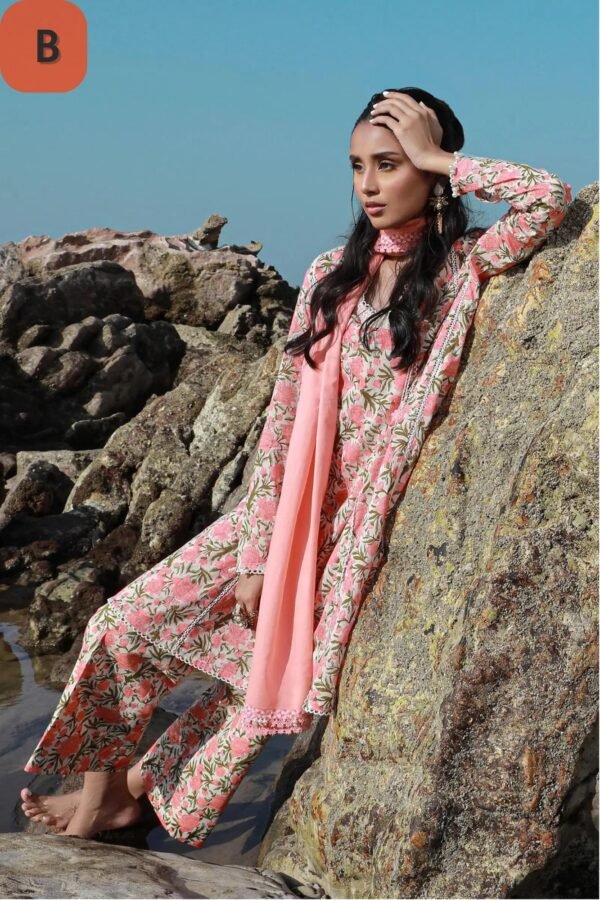 Sana Safinaz Stitched H241-004A/B-3CG - Image 2