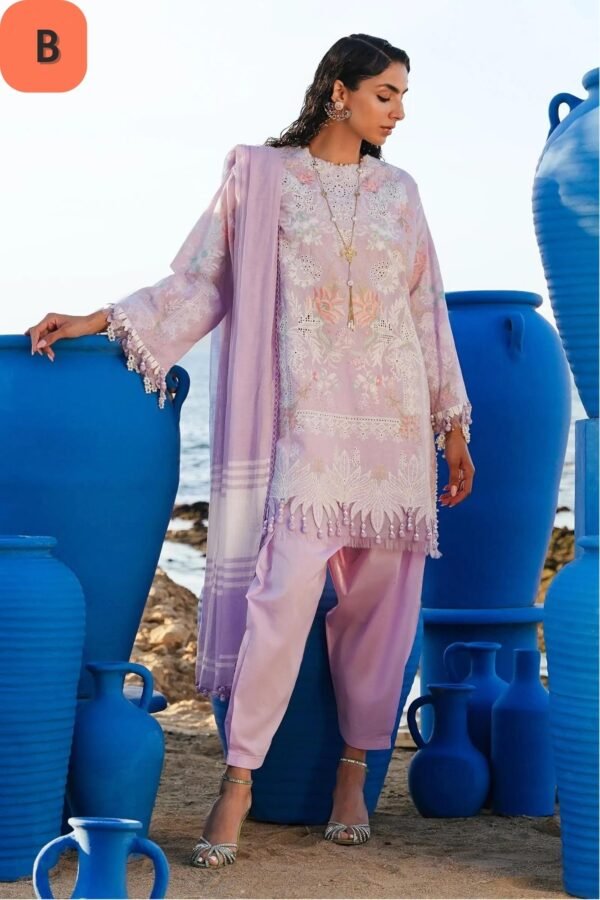 Sana Safinaz Stitched M241-009A/B-3DF - Image 4