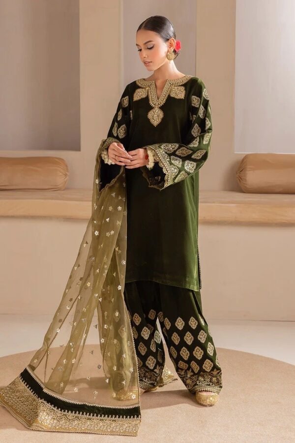 BAROQUE EMBROIDERED VELVET UF-425