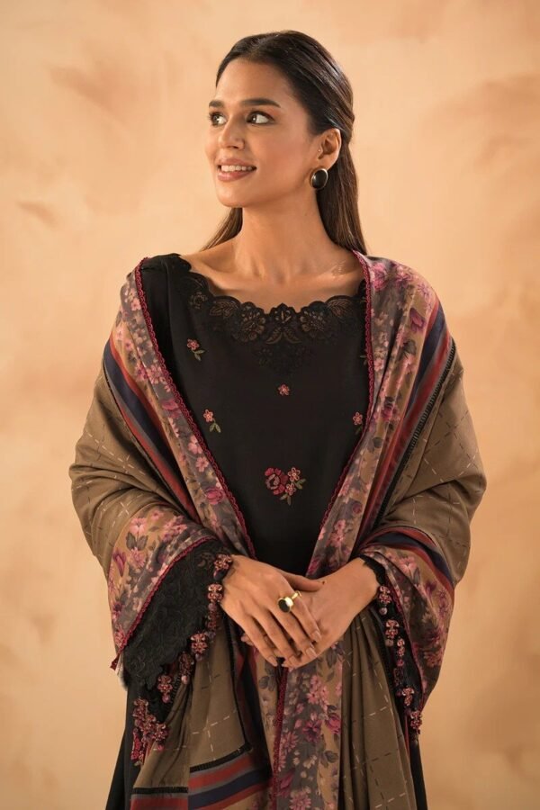 BAROQUE EMB VISCOSE SLUB KHADDAR UF-475 - Image 2