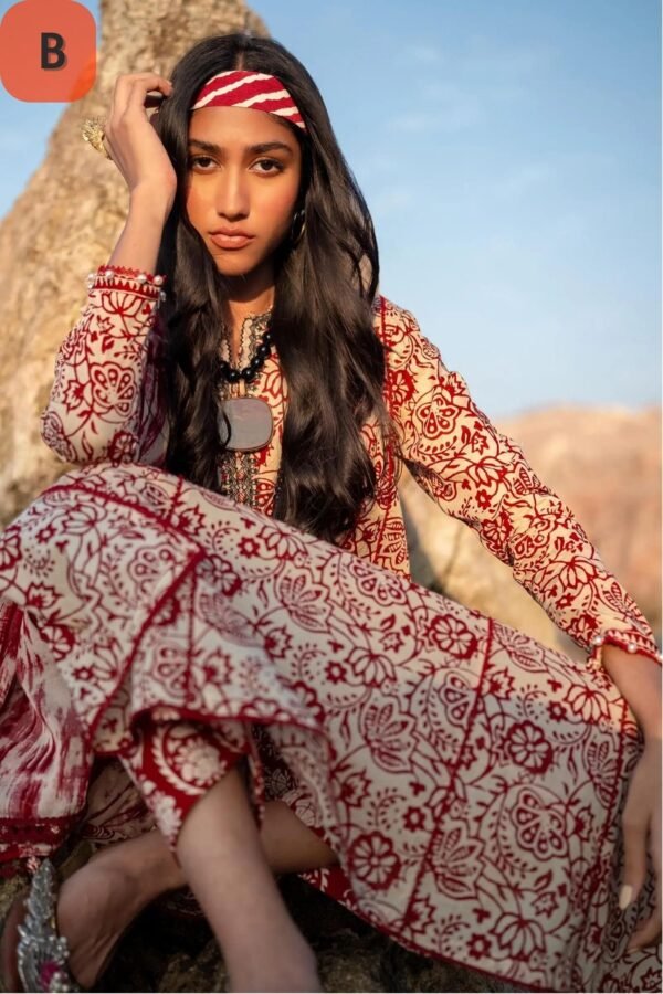 Sana Safinaz Stitched H241-006A/B-2BS - Image 4