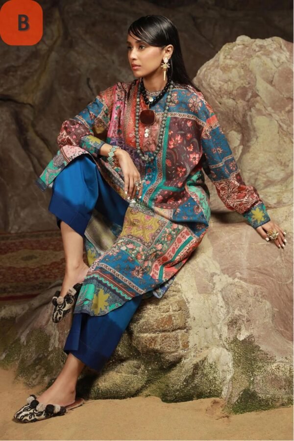 Sana Safinaz Stitched H241-014A/B-2C - Image 3