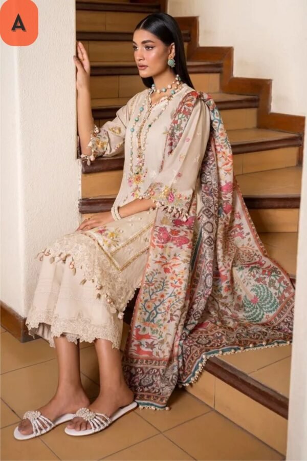Sana Safinaz Muzlin Summer23 M232-015A/B-CV - Image 5