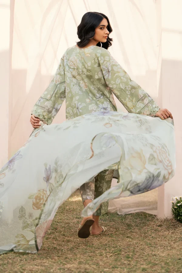 Baroque Stitched PRINTED LAWN UF-596 - Image 5