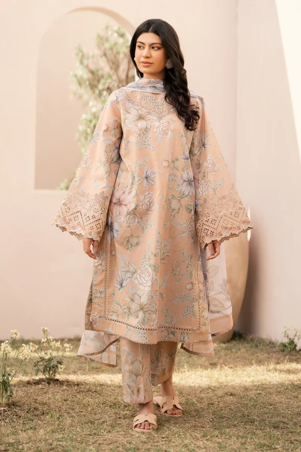 Baroque Stitched PRINTED LAWN UF-597