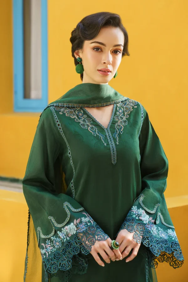 Baroque Stitched JACQUARD LAWN UF-572 - Image 2